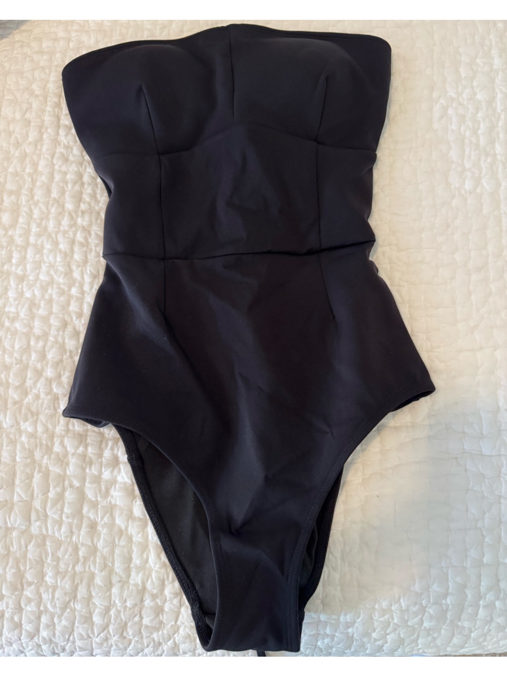Strapless Black Bodysuit